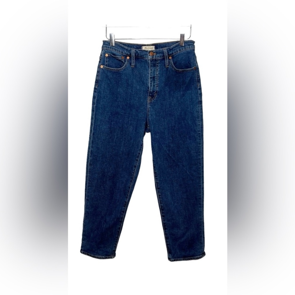 Madewell Tapered Leg Mom Women’s Jeans in Bellclaire Wash Sz 29